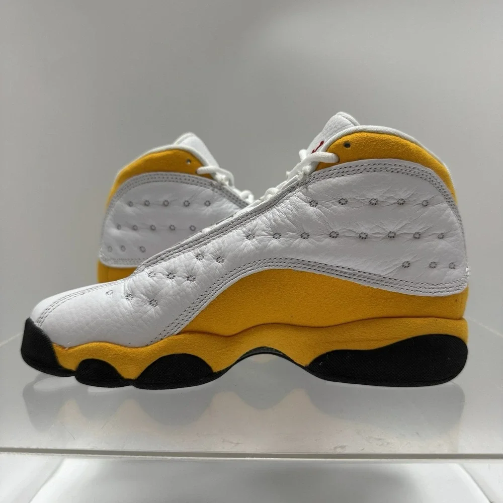 Brand New Air Jordan 13 Retro Del Sol GS White Yellow DJ3003-167 size 4Y Youth